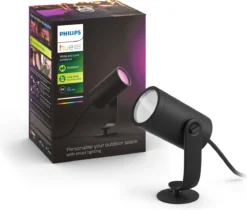 Philips Hue Lily Tuinspot Starterspakket - Prikspot White And Color Ambiance - Prikspots Voor Buiten - Tuinverlichting - 2 Spots - Zwart -Tuinwereld Verkoop 1200x1022 3