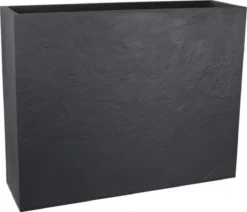 EDA Plantenbak - Bloembak - 46L - 78,5 X 29,5 X 60 Cm - Antraciet