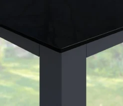 Casaria – Tuintafel – Aluminium – 90x90x75cm –Antraciet -Tuinwereld Verkoop 1200x1034