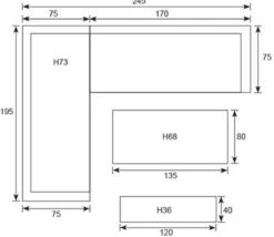 Merkloos Rocco | Loungeset Hoekset Tuinset | Aluminium| Hoekbank, Tuinbank, Tuintafel | 8 Zitplaatsen -Tuinwereld Verkoop 1200x1039 2
