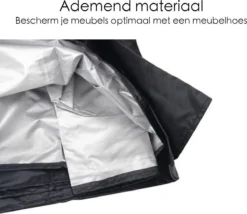 Merkloos Beschermhoes Voor Tuinmeubelen - 250x250x90cm - Zwart -Tuinwereld Verkoop 1200x1039