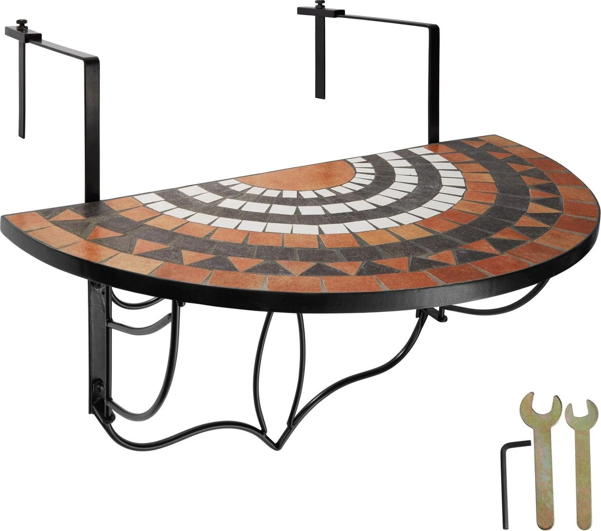 Tectake - Balkontafel Mozaïek Klapbaar - 402774 1 Tectake - Balkontafel Mozaïek Klapbaar - 402774