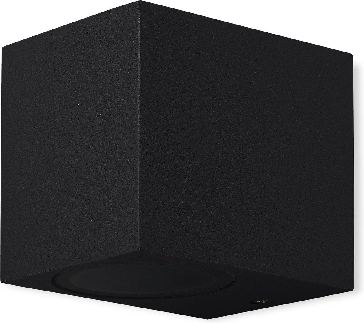 Mantra Kandachu Wandlamp Buiten Vierkant - Muurlamp - 1 Lichtpunt - Tuinverlichting LED Buiten - Buitenlamp - Incl. Philips Hue White GU10 - Zwart 2 Mantra Kandachu Wandlamp Buiten Vierkant - Muurlamp - 1 Lichtpunt - Tuinverlichting LED Buiten - Buitenlamp - Incl. Philips Hue White GU10 - Zwart - Afbeelding 2