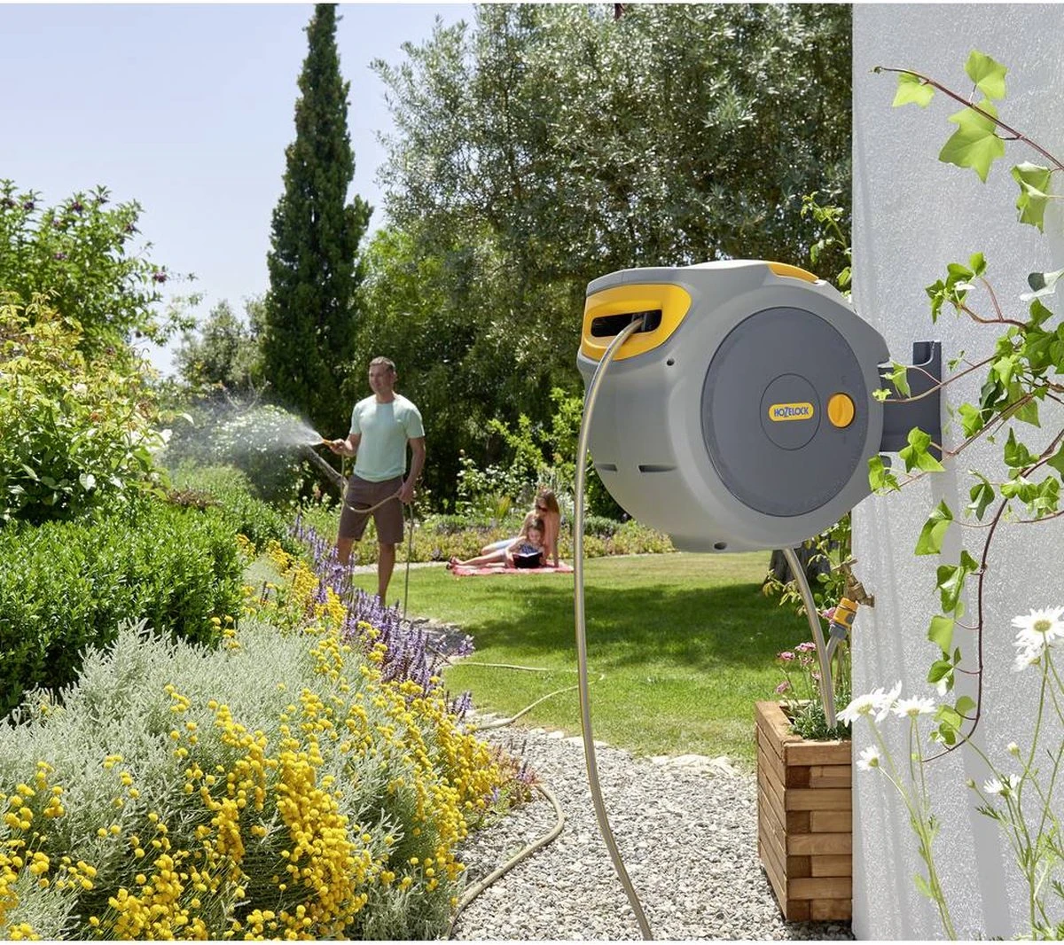 Hozelock AutoReel Slangenhouder / Wandslangbox 20m - Ø12,5mm 12 Hozelock AutoReel Slangenhouder / Wandslangbox 20m - Ø12,5mm - Afbeelding 12