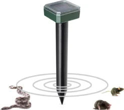 Merkloos Solar Mollenverjager - Mollenbestrijding Ultrasoon Geluid Op Zonne-Energie - Mollen Bestrijding - Mollenval -Tuinwereld Verkoop 1200x1067 8