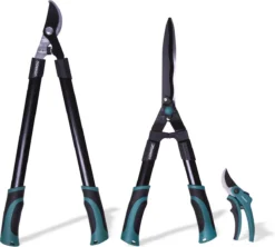 VONROC Snoeischaren Set / Snoeiset - 3-delig - Takkenschaar, Heggenschaar En Snoeischaar