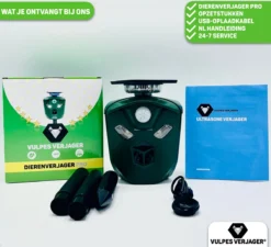 Vulpes Verjager® Ultrasone Kattenverjager Op Zonneenergie - Kattenschrik - Marterverjager - Waterdicht, 360° Bescherming & 20m Bereik - Afweermiddel Voor Vogels, Katten, Muizen Etc. -Tuinwereld Verkoop 1200x1093 5