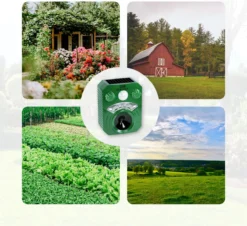 Dentools Ultrasone Kattenverjager 110 Graden - Ongedierte Verjager - Ongediertebestrijding - Zonneenergie - Groot Bereik - Oplaadbaar -Tuinwereld Verkoop 1200x1100 3