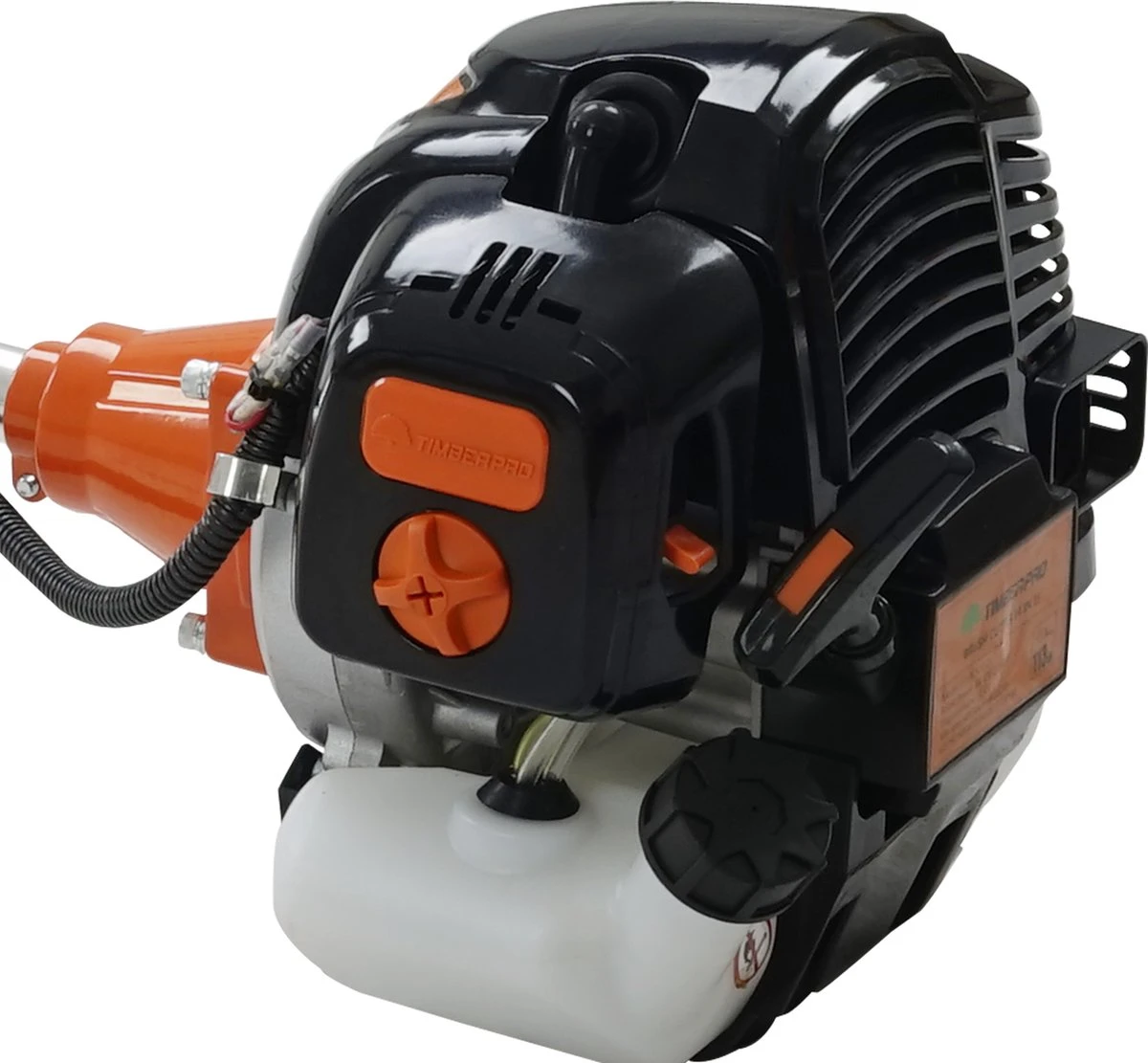 TIMBERPRO - 5-in-1 – Multitool – Benzine - Kettingzaag - Bosmaaier -Kantenmaaier - Haagschaar - Verlengstuk - 52 Cc. 8 TIMBERPRO - 5-in-1 – Multitool – Benzine - Kettingzaag - Bosmaaier -Kantenmaaier - Haagschaar - Verlengstuk - 52 Cc. - Afbeelding 8