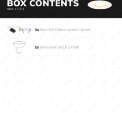 HOFTRONIC™ LED Inbouwspots 3 Spots - Zwart - Rond - IP65 - GU10 - Dimbaar - Spot Bari - 5 Watt 2700K Warm Wit -Tuinwereld Verkoop 1200x1116 4