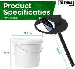 Olenka - Diervriendelijke Muizenval - Rattenval - Muizenverjager - Inclusief Emmer - Voor Binnen En Buiten - Verbeterd Model 2023 - Inclusief E-Book - Zwart -Tuinwereld Verkoop 1200x1116 6