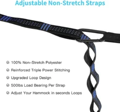 Fuegobird Hangmat Dubbele En Enkele Draagbare Hangmat Met Boomtouwen, Lichtgewicht Nylon Parachute-hangmatten Camping -Tuinwereld Verkoop 1200x1118 3
