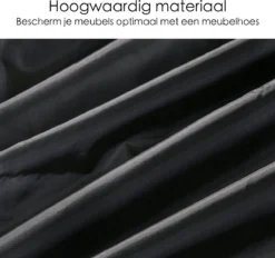 Merkloos Beschermhoes Voor Tuinmeubelen - 250x250x90cm - Zwart -Tuinwereld Verkoop 1200x1129 1