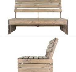 Pro Garden Palletbank - 120 Cm - 2-zits -Tuinwereld Verkoop 1200x1130 1
