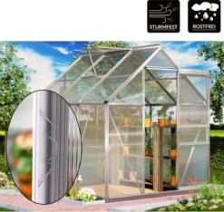 Deuba Broeikas Glasklemmen – 100 Stuks 85x30mm – RVS Zilver -Tuinwereld Verkoop 1200x1135 13