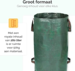 Goliving Tuinafvalzak - Set Van 2- Tuinafvalzakken Opvouwbaar - Tuinzak - Tuinafvalemmer - 2x 280 Liter - Groen 11 Goliving Tuinafvalzak - Set Van 2- Tuinafvalzakken Opvouwbaar - Tuinzak - Tuinafvalemmer - 2x 280 Liter - Groen -Tuinwereld Verkoop 1200x1136 4