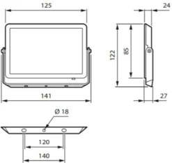 Philips - Decoflood - Floodlight - Zwart - 1x20W -Tuinwereld Verkoop 1200x1139 6