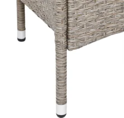 Casaria Tuinbank Polyrattan - 2-Zits Incl.Tafel - Weerbestendig Beige -Tuinwereld Verkoop 1200x1141 1