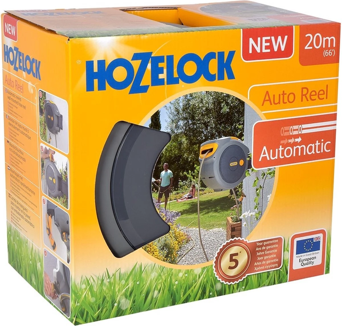 Hozelock AutoReel Slangenhouder / Wandslangbox 20m - Ø12,5mm 2 Hozelock AutoReel Slangenhouder / Wandslangbox 20m - Ø12,5mm - Afbeelding 2