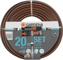 GARDENA - Comfort FLEX - 6-delige Tuinslangset Tuinslang - 20 Meter - 13 Mm
