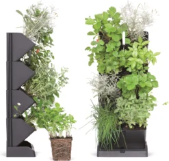 Prosperplast Verticale Kruidentuin Kunststof - Staand/hangend - Modulair - Antraciet Grijs - L 20 X B 11 X H 48 Cm - Incl. Kruidenschaar 13 Prosperplast Verticale Kruidentuin Kunststof - Staand/hangend - Modulair - Antraciet Grijs - L 20 X B 11 X H 48 Cm - Incl. Kruidenschaar -Tuinwereld Verkoop 1200x1146 16