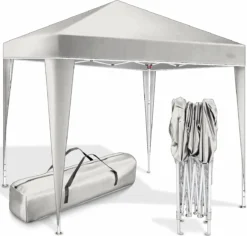 Coazy Waterdichte Partytent 3x3 Meter Opvouwbaar - Paviljoen - Easy Up - Pop-up Tent Met Haringen, Touw En Anti Slip Poten - Waterdicht - Partytenten Weerbestendig