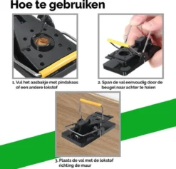 VerminBuster Rattenval 6 Stuks - Rattenklemmen Voor Binnen & Buiten - Zonder Rattenvergif -Tuinwereld Verkoop 1200x1152 18