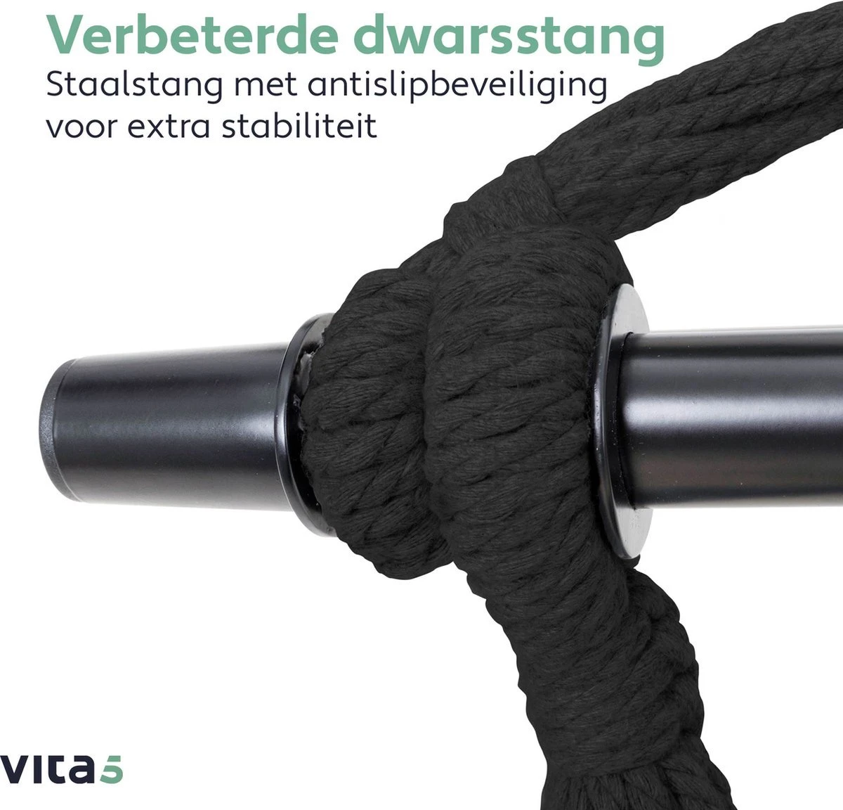 Vita5 XXL Hangstoel | Binnen&Buiten Hangnest | Incl. 2 Kussens En Boekenvak | Volwassenen&Kinderen | Hangmatstoel Tot 225kg | Donkergroen 6 Vita5 XXL Hangstoel | Binnen&Buiten Hangnest | Incl. 2 Kussens En Boekenvak | Volwassenen&Kinderen | Hangmatstoel Tot 225kg | Donkergroen - Afbeelding 6