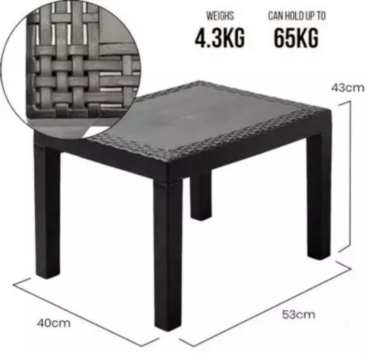Pro Garden - Tuinset 5-delig Met Kussens 6 Pro Garden - Tuinset 5-delig Met Kussens - Afbeelding 6