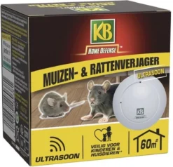 KB Home Defense Ratten- En Muizenverjager - Elektromagnetisch / Ultrasoon / Lichtflits - 220m2 Bereik - Diervriendelijk - Ongedierte Verjager -Tuinwereld Verkoop 1200x1156 14