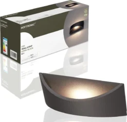 HOFTRONIC Lowa - LED Wandlamp Rechthoek - Up And Down Light (2 Lichts) - 6 Watt 3000K Warm Wit Licht - Modern Design - IP54 Waterdicht - Geschikt Als Binnen En Buiten Wandlamp - 3 Jaar Garantie -Tuinwereld Verkoop 1200x1156 5