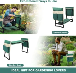 Uten - Kniebankje Tuin - Knie Steun - Tuinkruk Inklapbaar - Kniesteun Tuinieren - Kniekussen - Tot 150 Kg - Groen -Tuinwereld Verkoop 1200x1158 2