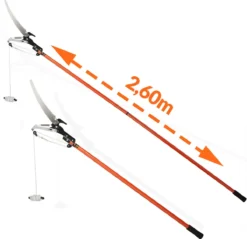 Gardebruk Takkenzaag Telescopisch - 2in1 Zaag & Snoeischaar - Oranje -Tuinwereld Verkoop 1200x1160 7
