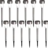 B.K.Licht - Solar Tuinverlichting LED - Padverlichting Met Nachtsensor - 12 Stuks - Tuinlampen Op Zonneenergie - Buitenverlichting - Buitenlamp - IP44 - Incl. Grondspies