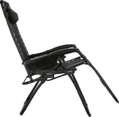 Springos Tuinstoel | Ligstoel | Opvouwbaar | Verstelbaar | Ergonomische Hoofdsteun | Bruin / Zwart -Tuinwereld Verkoop 1200x1170 1