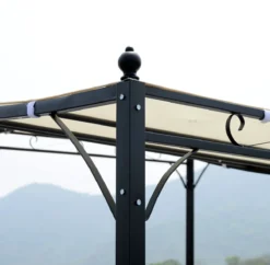 Outsunny Pergola Partytent Paviljoen Overkapping Tent Metaal Crème 297x297 Cm 84C-038 14 Outsunny Pergola Partytent Paviljoen Overkapping Tent Metaal Crème 297x297 Cm 84C-038 -Tuinwereld Verkoop 1200x1175 1