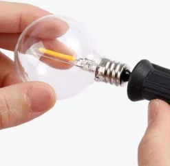 A Sunny Day Solar Lichtsnoer Buiten Inclusief 25 LED Lampen Voor Buiten - Lichtsnoer Op Zonne-energie - 25 LED Lampen - Solar Tuinverlichting - Lichtslinger - Prikkabel - Priklicht - Lichtsnoer -Tuinwereld Verkoop 1200x1176 5