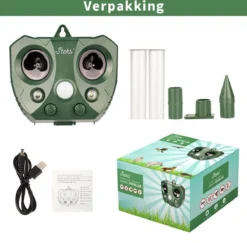 Steks® Ultrasone Kattenverjager - Kattenschrik - Katten Afweermiddel - Zonneenergie - Marterverjager - Op Batterijen - Met Adapter - Tuin - Ongedierte Verjager -Tuinwereld Verkoop 1200x1179 30