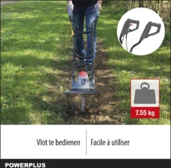 Powerplus POWEG7010 Tuinfrees - 1050W - Werkbreedte 320mm - Werkdiepte Max. 220mm - Incl. 4 Messen 11 Powerplus POWEG7010 Tuinfrees - 1050W - Werkbreedte 320mm - Werkdiepte Max. 220mm - Incl. 4 Messen -Tuinwereld Verkoop 1200x1180 7