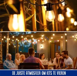 SHINE - Lichtsnoer - Lichtslinger Op Zonne-energie - Solar Led Prikkabel - Feestverlichting - Lampjes Slinger - Tuinverlichting - Vintage Basic Sfeerverlichting - 10 Meter En 12 Led Plug-In Lampen -Tuinwereld Verkoop 1200x1184 7
