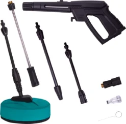 VONROC PRO Hogedrukreiniger V25-2 – 2500W – 195 Bar – 468 L/h – Duurzame Inductiemotor – Incl. 8m Slang, Slanghaspel, Terrasreiniger, Reinigingstank En Meer -Tuinwereld Verkoop 1200x1185 4