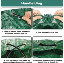 Tuin Afvalzakken - 2 Stuks - Opvouwbare Afvalzak - Tuin Afvalzak - Bladzakken - Waterstotend Tuinafvalzak - 270L 15 Tuin Afvalzakken - 2 Stuks - Opvouwbare Afvalzak - Tuin Afvalzak - Bladzakken - Waterstotend Tuinafvalzak - 270L -Tuinwereld Verkoop 1200x1186 4