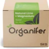 Kalk Korrel Meststof Verrijkt Met Magnesium (5Kg - Voor 100m2) Voor Dieper Bladgroen (+PH) Speciaal Voor Gazon, Perken, Moestuin En Openbaar Groen - Organifer