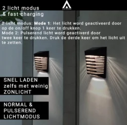 Arisenn® Crystal Solar Buitenlamp - IP65 Waterdicht - Prachtige Solar Technologie Monokristal Zonnepaneel Wandlamp - 3000K Warm Wit (sfeervol) - Tuinverlichting Op Zonne-energie | Schutting Wand Licht 12 Arisenn® Crystal Solar Buitenlamp - IP65 Waterdicht - Prachtige Solar Technologie Monokristal Zonnepaneel Wandlamp - 3000K Warm Wit (sfeervol) - Tuinverlichting Op Zonne-energie | Schutting Wand Licht -Tuinwereld Verkoop 1200x1188 6