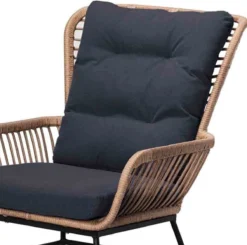 BUITEN Living Dex Wicker Loungestoel Tuin | Wicker + Aluminium | Bamboe Antraciet -Tuinwereld Verkoop 1200x1192 1
