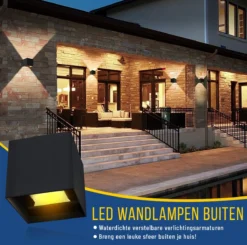 WRH - Set Van 2 Wandlamp Binnen Industrieel - Wandlamp Buiten - Waterdicht IP65 - Industrieel Modern - Set Van 2 -Tuinwereld Verkoop 1200x1192 13