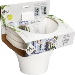 Elho Corsica Vertical Forest 24 - Bloempot Voor Balkonbuiten - Ø 26.7 X H 29.7 Cm - Wit/Wit 27 Elho Corsica Vertical Forest 24 - Bloempot Voor Balkonbuiten - Ø 26.7 X H 29.7 Cm - Wit/Wit -Tuinwereld Verkoop 1200x1193 17
