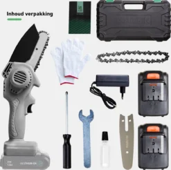 Mardin Mini Kettingzaag - Snoeizaag - Kettingzaag - Kettingzaag Electrisch Met 2 Accu - Inclusief Koffer - 1 Extra Accu - Grijs 17 Mardin Mini Kettingzaag - Snoeizaag - Kettingzaag - Kettingzaag Electrisch Met 2 Accu - Inclusief Koffer - 1 Extra Accu - Grijs -Tuinwereld Verkoop 1200x1193 7