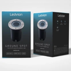 Ledvion Leo - LED Grondspot - 1m Kabel - RVS Geborsteld - Rond - GU10 Fitting - IP67 -Tuinwereld Verkoop 1200x1194 10
