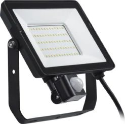 Philips - Decoflood - Floodlight - Zwart - 1x50W - Met Sensor